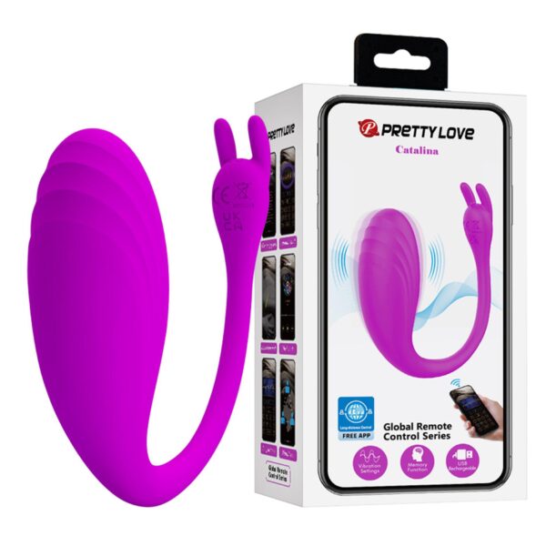 PRETTY LOVE   Catalina, 12 vibration functions Mobile APP Long distance Control