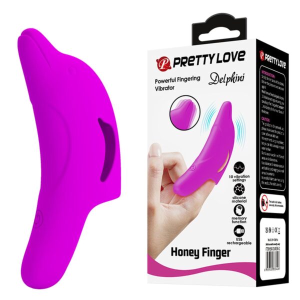 PRETTY LOVE   Delphini, Honey Finger, 10 vibration functions