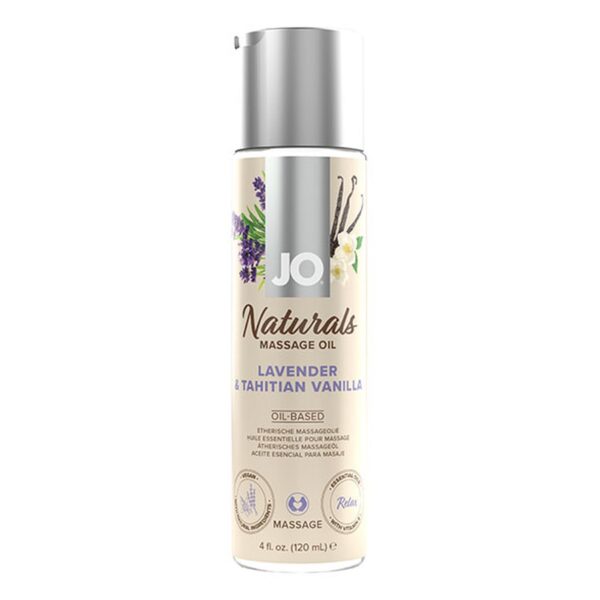 System JO   Naturals Massage Oil Lavender & Tahitian Vanilla 120 ml
