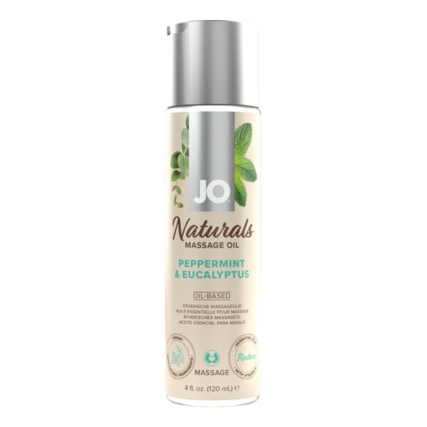 System JO   Naturals Massage Oil Peppermint & Eucalyptus 120 ml
