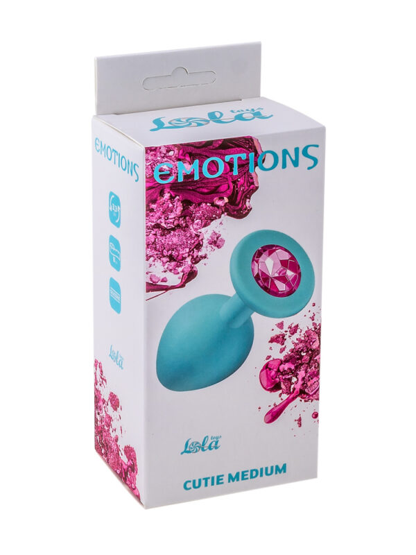 Plug Anal Plug Emotions Cutie Medium Turquoise Pink crystal