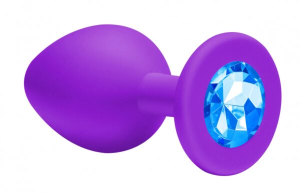 Plug Anal Emotions Cutie Small PURPLE light Blue crystal