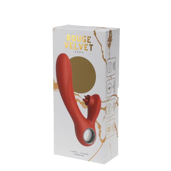 Rouge Velvet   G Spot + Licking Vibrator