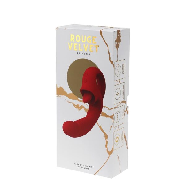 Rouge Velvet   Mini G Spot + Licking Vibrator