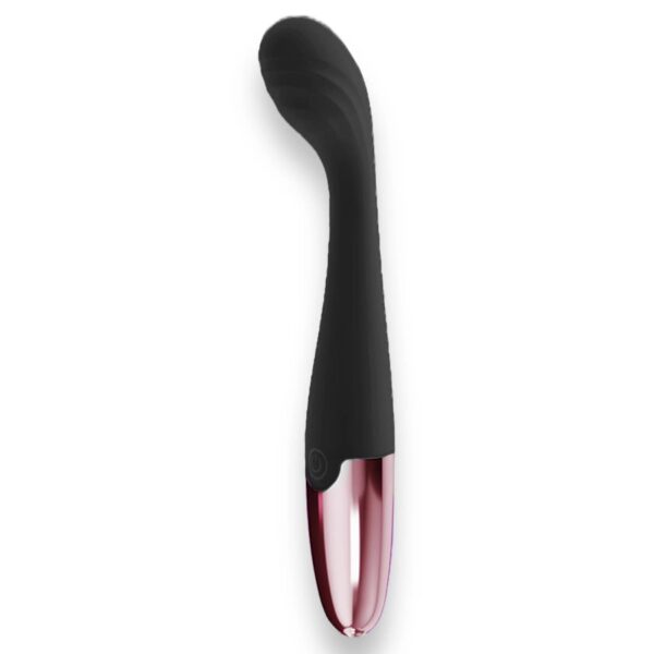Power Escorts   Black   G Spot Princess Black   18 Cm / 7 Inch Silicone G Spot Vibrator