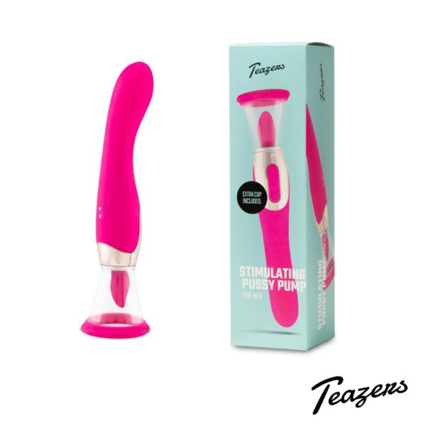Pleasure Pump With G Spot Vibrator   Pink