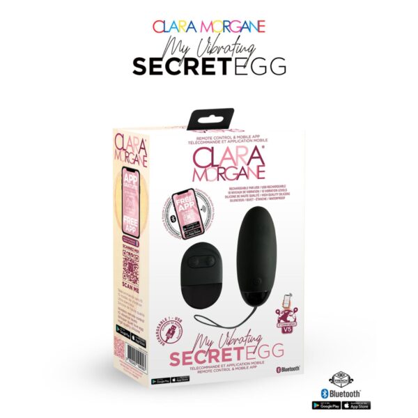 My Vibrating Secret EGG Black   App controlled