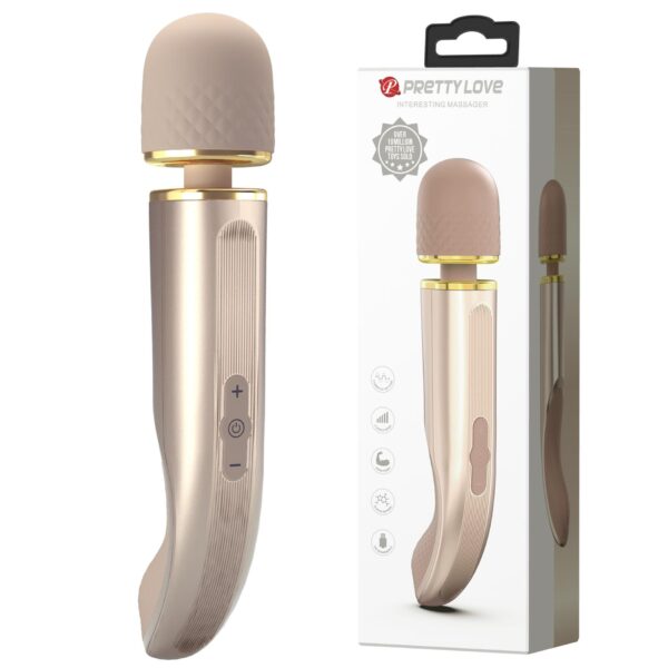 PRETTY LOVE   Interesting Massager Gold 5 levels of speed control 7 vibration functions