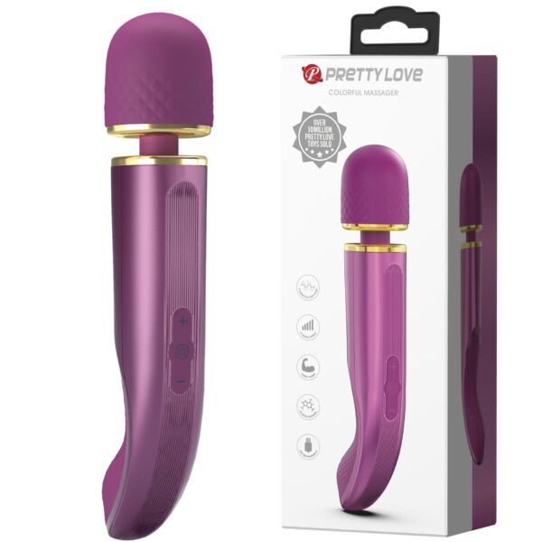 PRETTY LOVE   Colorful Massager, 7 vibration functions 5 levels of speed control