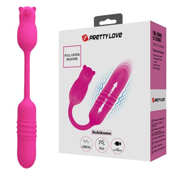 PRETTY LOVE   Nobikuma, 3 vibration functions 3 thrusting settings