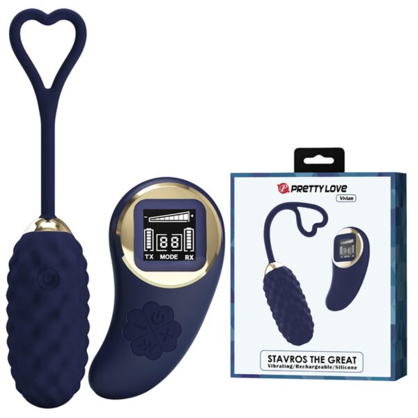 PRETTY LOVE   Vivian Blue, 10 vibration functions 9 speed levels Wireless remote control