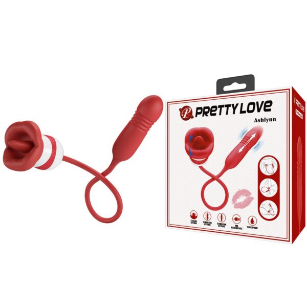PRETTY LOVE   Ashlynn, 5 vibration functions 5 thrusting settings 5 licking settings