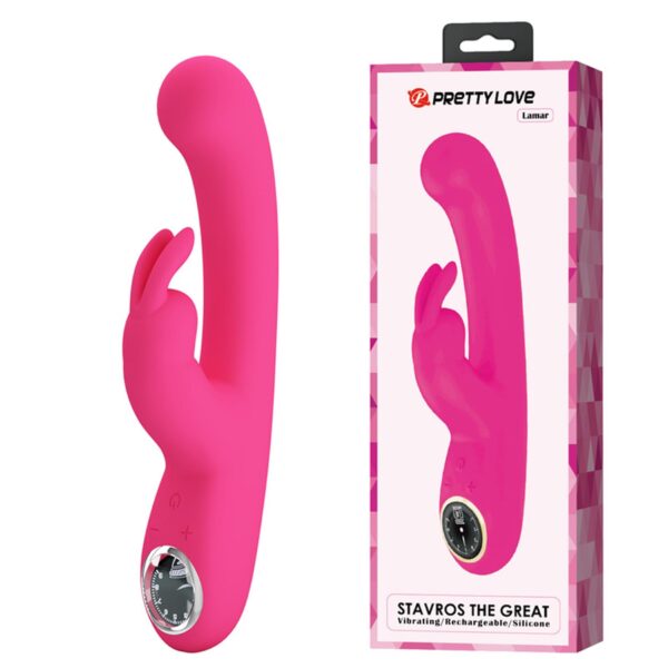PRETTY LOVE   Lamar Pink, 10 vibration functions 9 speed levels