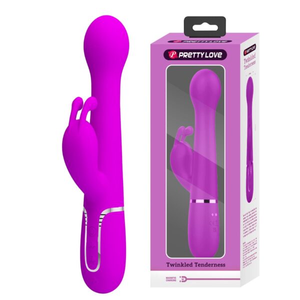 PRETTY LOVE   Dejon Twinkled Tenderness Purple, 7 vibration functions 4 thrusting settings 4 rotation functions