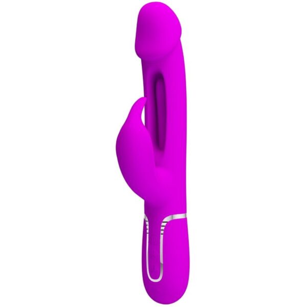 PRETTY LOVE   Kampas Rabbit 3 in 1, multifunction vibrator with tongue violet
