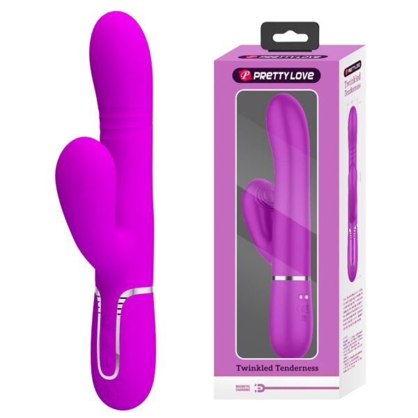 PRETTY LOVE   Mariana Purple, 7 vibration functions 7 thrusting settings, 4 rolling functions, 4 nodding functions