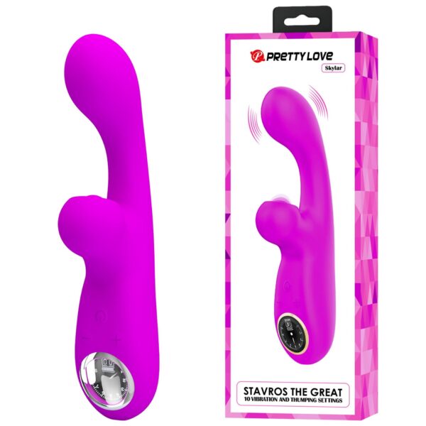 PRETTY LOVE   Skylar Purple, 10 vibration functions 9 speed levels 10 thumping functions