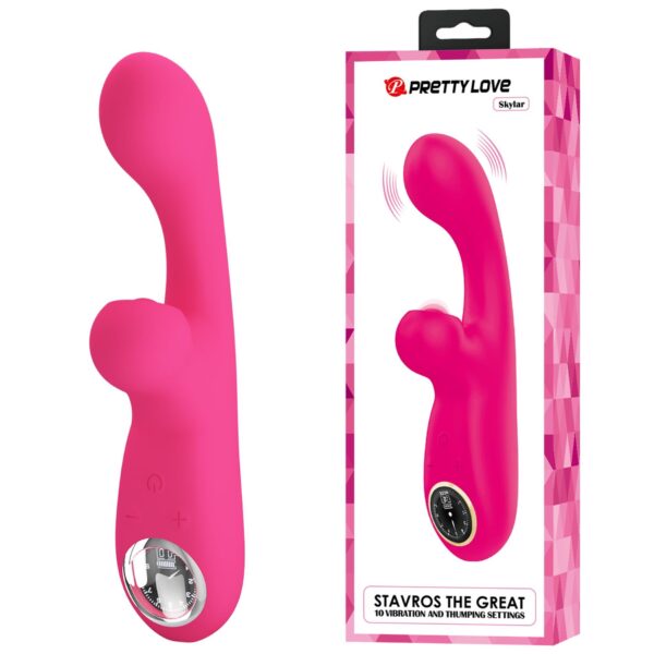 PRETTY LOVE   Skylar Pink, 10 vibration functions 10 thumping functions 9 speed levels