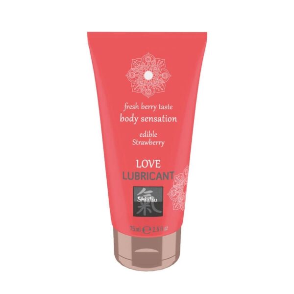 Żel  SHIATSU Love lubricant edible STRAWBERRY