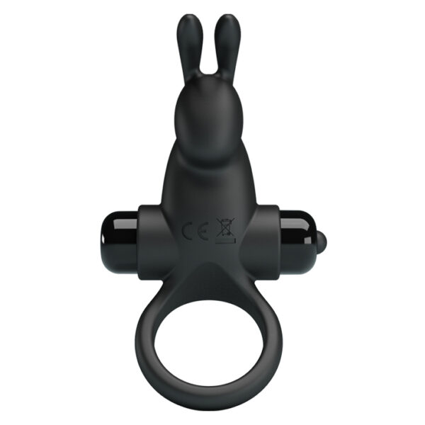 PRETTY LOVE   VIBRANT PENIS RING I Black