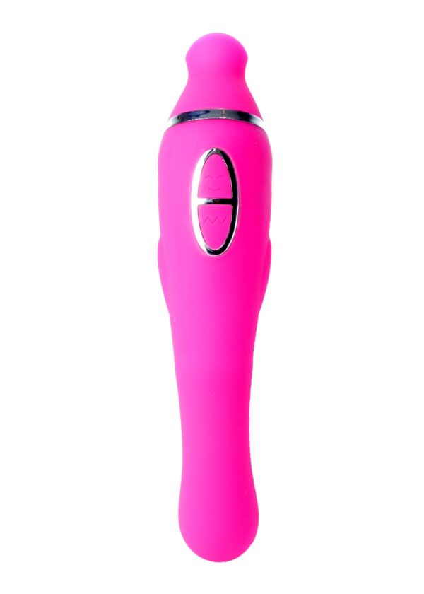 Vibrator HELEN Pink   12 vibration functions / 8 stimulation functions USB