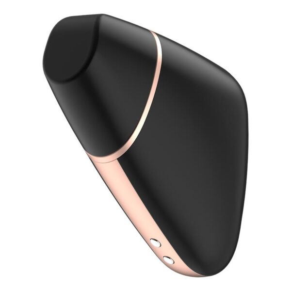 Wibrator   Love Triangle Air Pulse Stimulator + Vibration Black