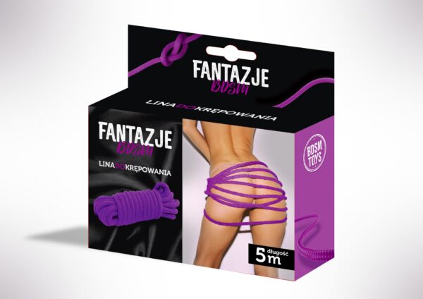 Linki   Fantazje BDSM Lina do krępowania Fioletowa