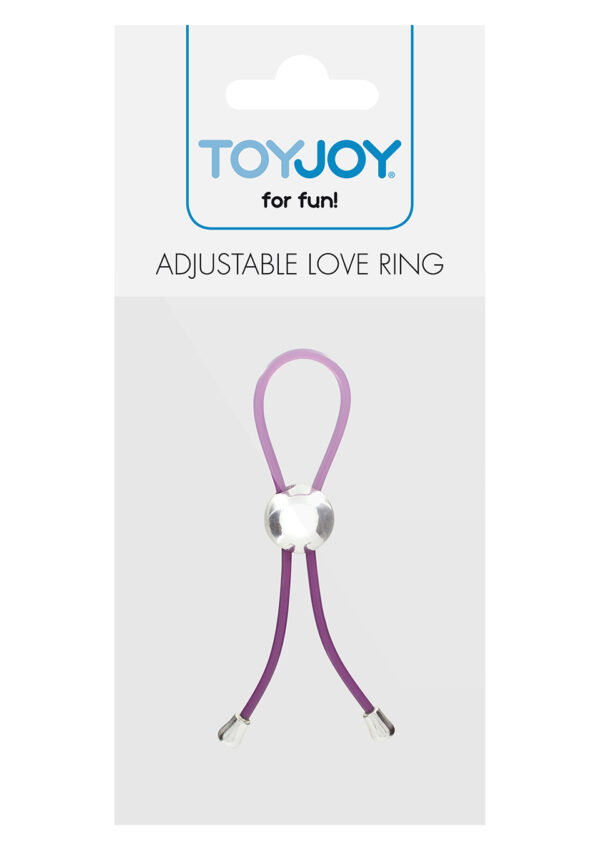 Adjustable Love Ring Purple