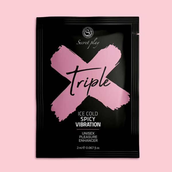MONODOSIS TRIPLE X   3 IN 1 UNISEX PLEASURE ENHANCER GEL 2 ML
