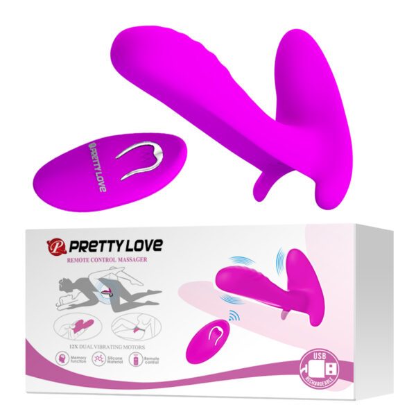 PRETTY LOVE  REMOTE CONTROL MASSAGER, 12 vibration functions Wireless remote control