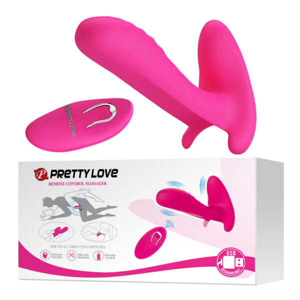 PRETTY LOVE  REMOTE CONTROL MASSAGER, 12 vibration functions Wireless remote control