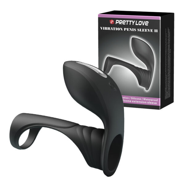 PRETTY LOVE  VIBRATION PENIS SLEEVE II, 7 vibration functions Memory function