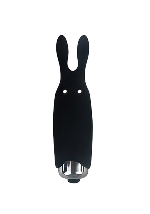 Stymulator Wibrator   Lastic pocket vibe Rabbit Black