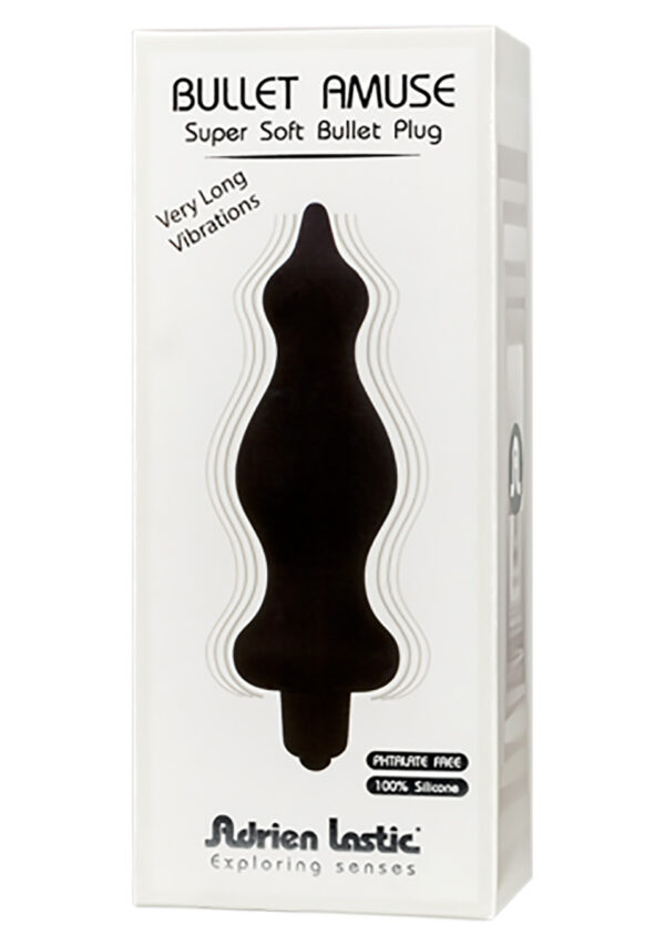 Plug/vibr Wibrator   Plug.Silic.Black.Vibrator