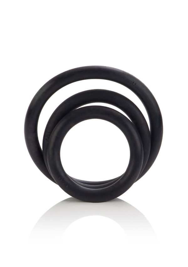 Rubber Ring   3 Piece Set Black
