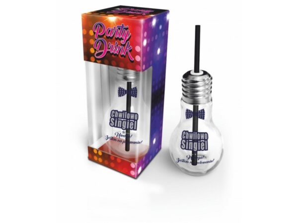 Szkło Szklanka Żarówka 400 ml Chwilowo Singiel