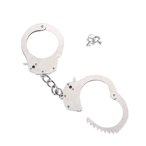 Kajdanki  Me You Us Heavy Metal Handcuffs Silver