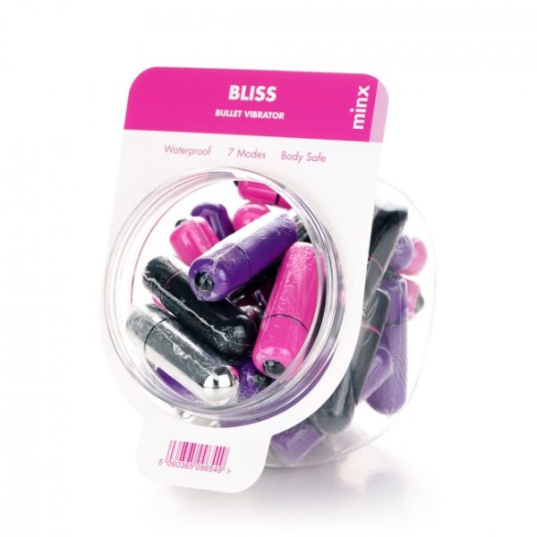 Wibrator Minx Bliss 7 Mode Mini Bullet Vibratot Multi   32 pcs