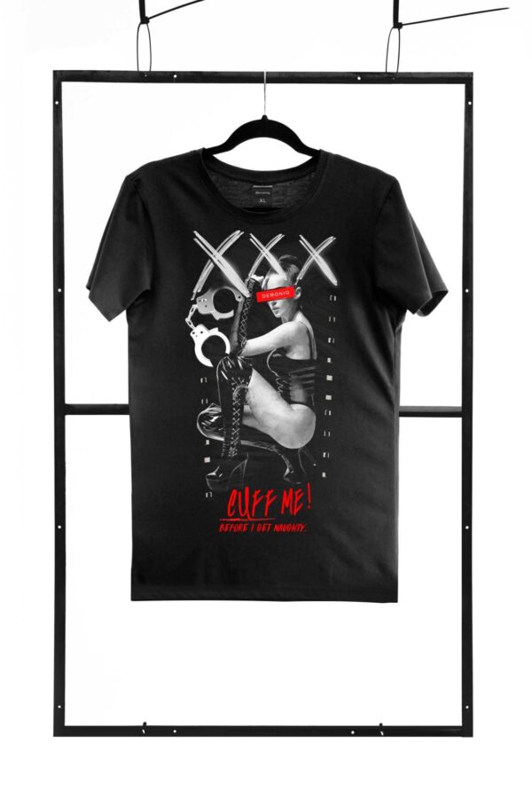 T shirt men black S regular