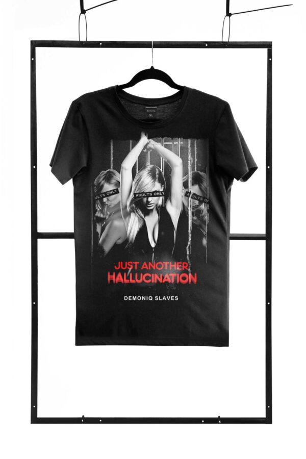 T shirt men black S regular
