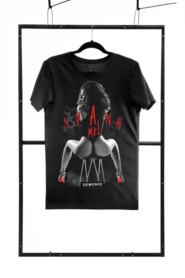 T shirt men black M regular