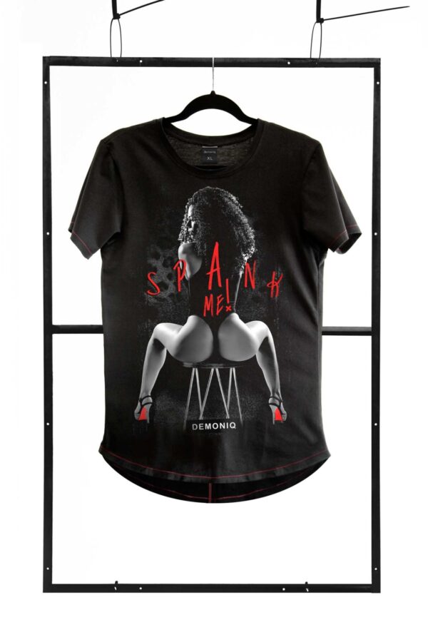 T shirt men black S fashion