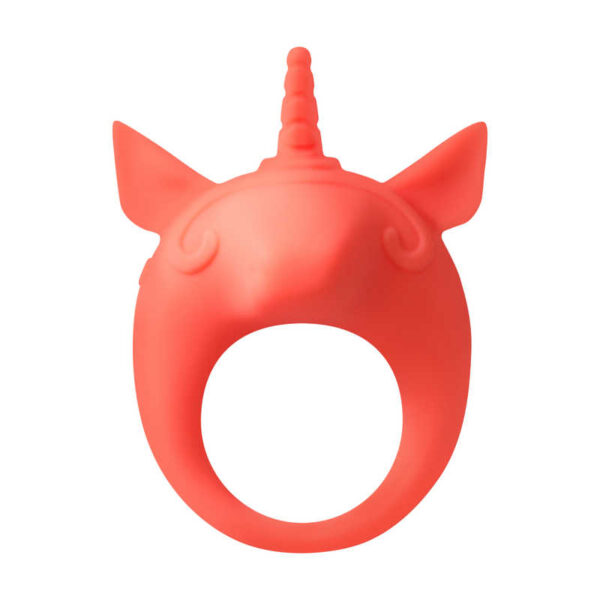 Pierścień  Vibrating Cockring MiMi Animals Unicorn Alfie Orange