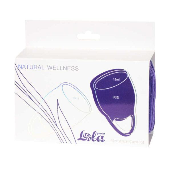 Tampony Menstrual Cups Kit Natural Wellness Iris