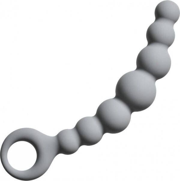 Plug Anal Beads Flexible Wand Grey