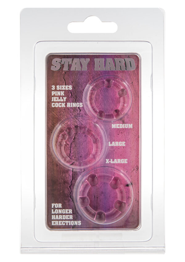 Stay Hard   Three Rings Pink
