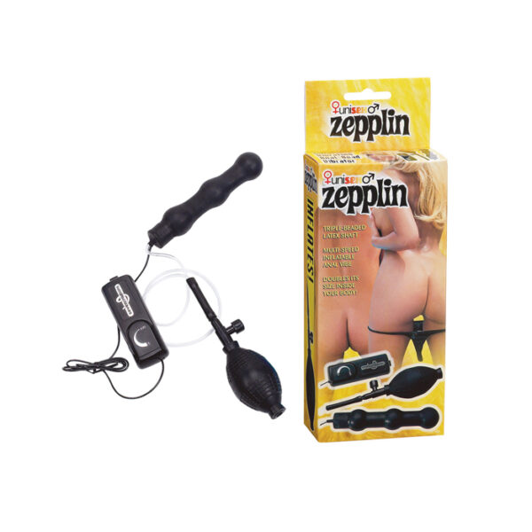 Zepplin Inflatable Anal Wand Black