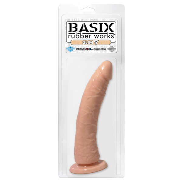 Slim 7 Inch with Suction Cup Light skin tone