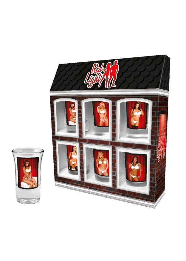 Szkło Zestaw 6 kieliszków 35 ml Red Light Kobiety