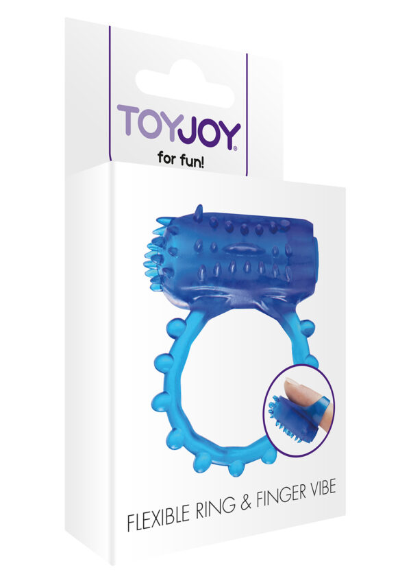 Pierścień FLEX RING AND FINGER VIBE BLUE